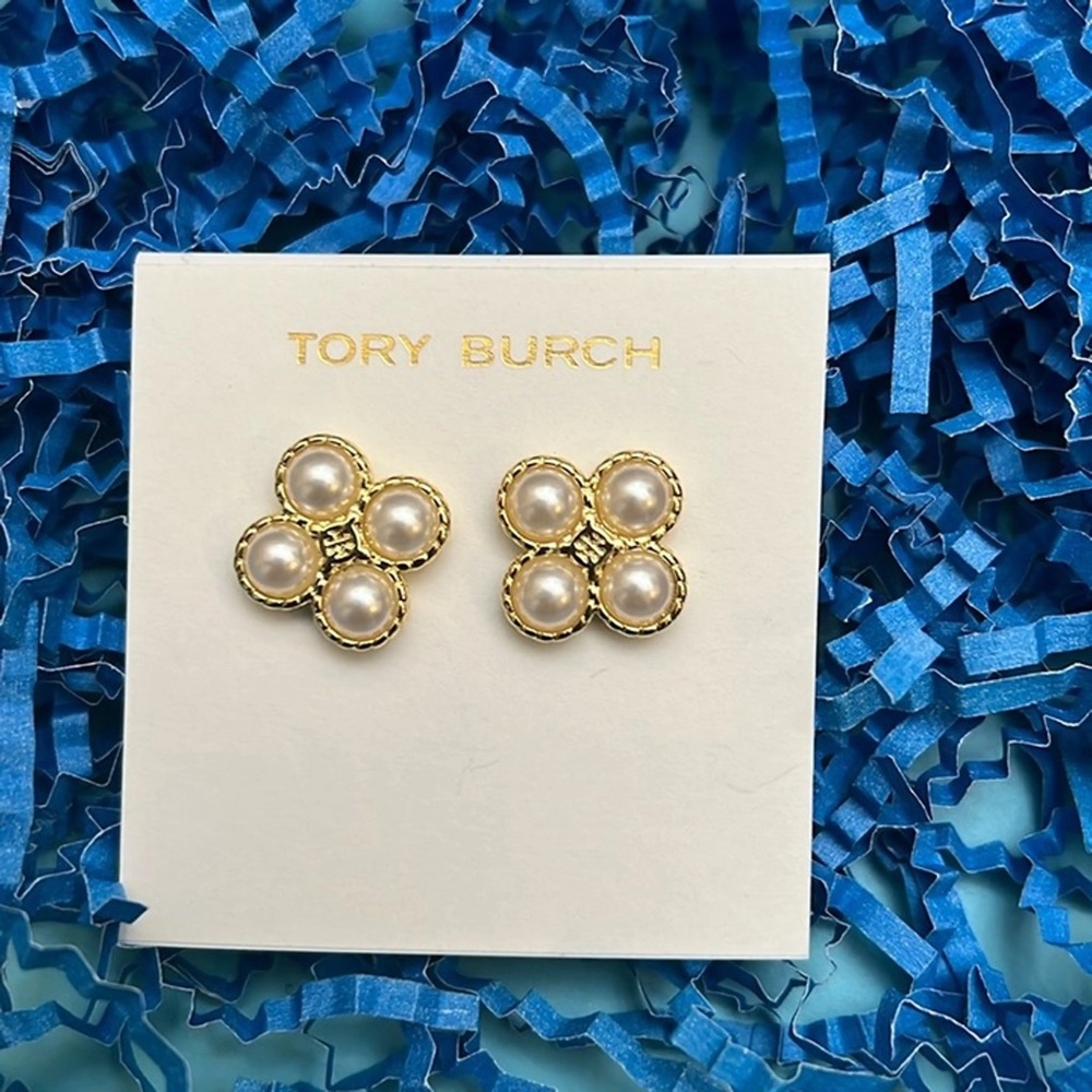Tory Burch Pearl cluster earrings